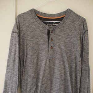 Tommy Bahama Henley Gray Size L